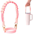 Water Bottle Handle Strap Compatible with Owala Water Bottle - color: Pink