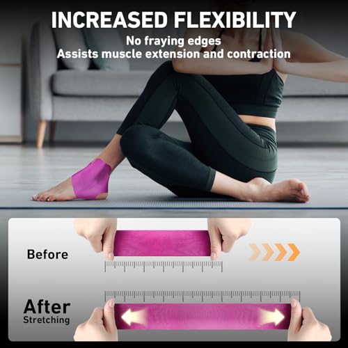 KTQUICK Precut Kinesiology Tape for Ankle,12PCS,20% Stronger Adhesive,Pink - color: Pink