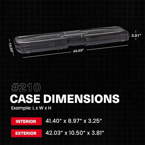 Condition 1 42” Economy Single Gun Carrying Case with Foam, Model 210
