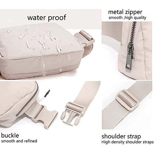 Tapp Collections Unisex Mini Crossbody Belt Bag with Adjustable Strap Small Waist Pouch for Workout Running Traveling Hiking - Lavender, 8’’ x 2’’ x 5’’ - color: Lavender