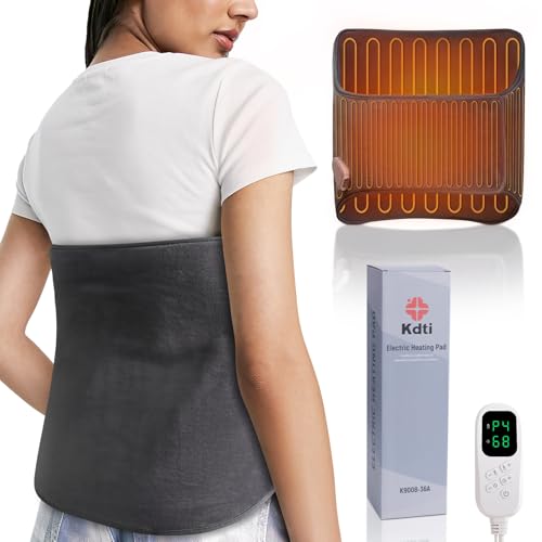 Extra-Large Heating Pad 15.7" x 50". 6 Heat Settings & 4 Timers