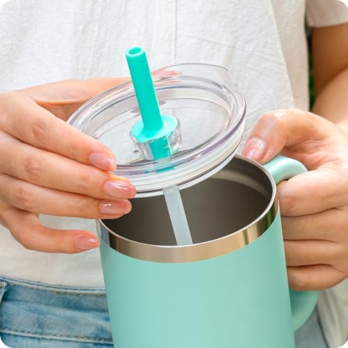 Replacement Tumbler Lid for Hydro Flask 32 40oz Travel Tumblers - color: White