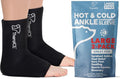 TheraICE Ankle Ice Pack Wrap, Achilles Tendonitis Brace, Plantar Fasciitis - size: Large, style: Original (Pack of 2)