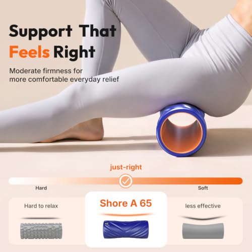 Sportneer 4 in 1 Pilates Foam Roller Muscle Relax Kit - color: Blue