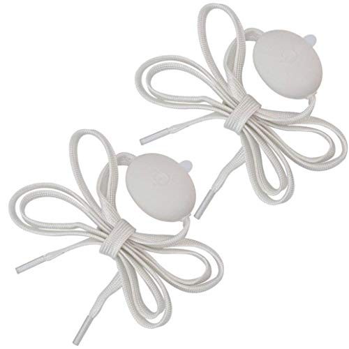 Lystaii LED Light Waterproof Shoelaces Battery Powered Flash RGB Colorful