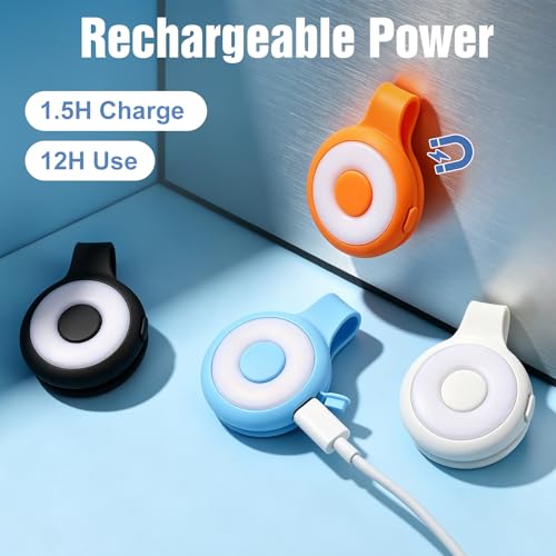 Rechargeable Nurse Lights Clip On for Night Shift, Badge Light - color: O-Blue