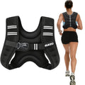 Weighted Vest Woman, 6/8/12/16/20/25/30lb Weight Vest for Women Men - color: Black, size: 6LB
