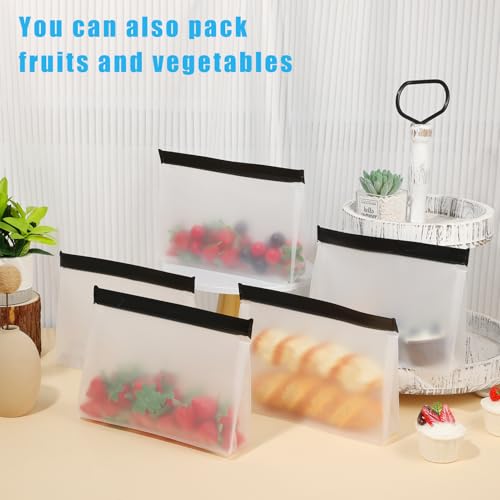 4 Pack Reusable Ice Storage Bags,Leak Proof Ice Bags With Secure Zip Close Design,Bpa-Free Ice-Bags,Free Lunch Bag,Durable Ice Bag,Freezer Storage Bag for Ice and Food Storage - size: 4pcs