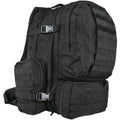 FOX OUTDOOR PRODUCTS Advanced 3-Day Combat Pack | 69L Tactical Backpack w/Dual Hydration Ports, Compression Straps & Storage - color: Black