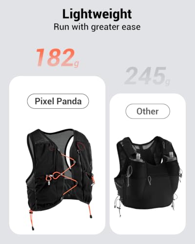Running Vest for Women Men Hydration Vest with 500ml Flask - size: S-M (33-37 in)