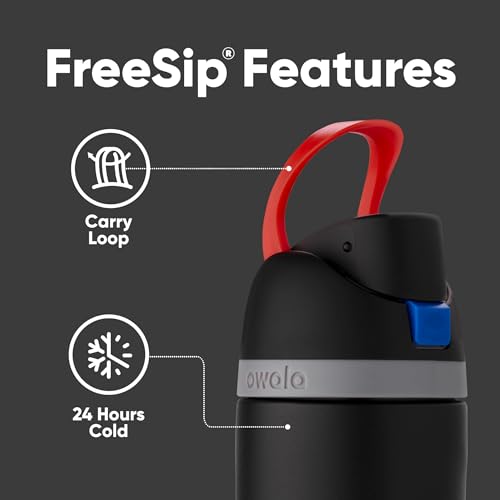 Owala Star Wars FreeSip Stainless Steel Water Bottle 24 oz Darth Vader - color: Darth Vader Icon, size: 24 Ounces