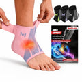 2-Pack Ankle Brace Pro Lace up Anklepro Support Women Men Bidirectional Motion Softball Ankles Sports Sock with Straps Lightweight Basketball Elastic Ankle Stabilizer for Sprained Injured Foot (Pink) - color: Pink