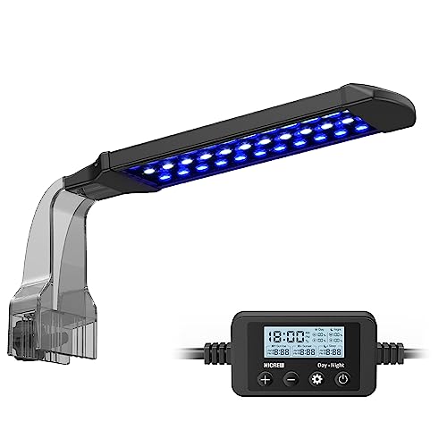 NICREW Clip-on Marine Aquarium Light for Coral Reef Tank - size: For Saltwater