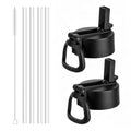 Straw Lid for Thermoflask, Takeya, Simple Modern Wide Mouth 12-64oz Bottle - color: 2pack