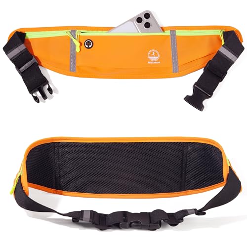 Running Belt Slim Fanny Pack Jogging Pouch Phone Holder Waist Pack - Orange - color: H Orange