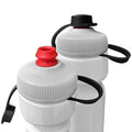 Samorillo 2-Pack Mud Guard with Durable Handle for Polar Bottles - Fits Red Nozzles Only - Bottle Top Not Included - BPA-Free, Phthalate-Free, Lead-Free Silicone Muck Cap/Mud Cap