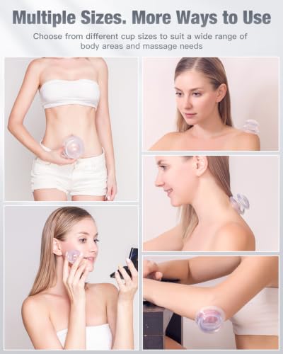ICUPPING Clear XL Silicone Cupping Cup, Large Body Massage Cup (1 Cup) - size: Extra Large (1 piece)