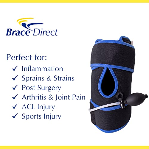 Brace Direct Knee Ice Pack Wrap with Compression - Cold Therapy for Pain