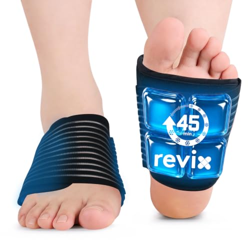 REVIX Foot Ice Pack Wrap for Plantar Fasciitis, 45-Min Cold Therapy 2 Packs - style: 2 Packs