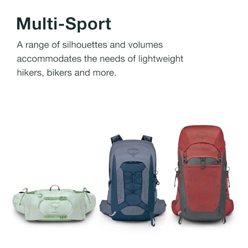 Osprey Tempest 6L Women's Lumbar Hiking Waist Pack - Fanny Pack with Water Bottle Holders - color: Frosty Mint Green/Botanica, style: 6l