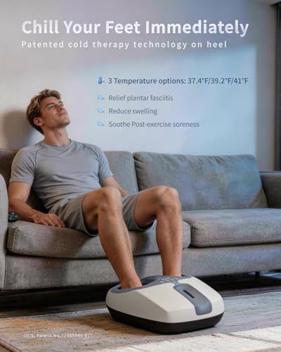 Howdy Shiatsu Foot Massager with Cooling & Heating for Plantar Fasciitis