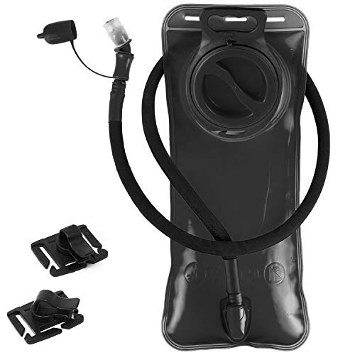 Hydration Bladder 1.5L-2L-3L,Leak Proof Water Reservoir with Insulated Sleeve, BPA Free Military Water Storage Bladder Bag Hydration Pack Replacement,Great for Bicycling Hiking Camping Hunting Running - color: 1.5L-Black