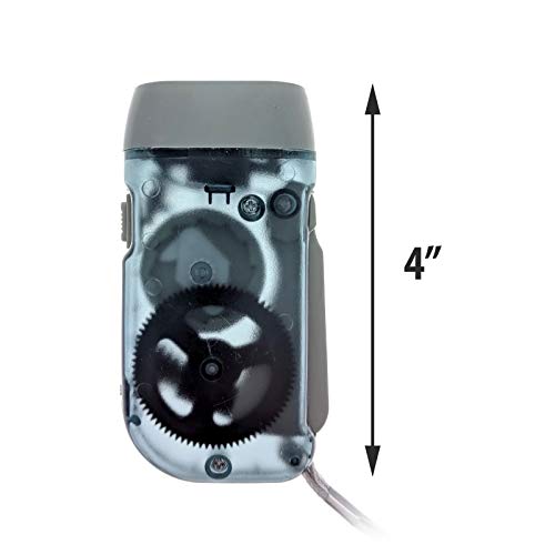 ASR Outdoor Emergency Motion 3 LED Dynamo Squeeze Action Basic Flashlight - No Batteries Needed
