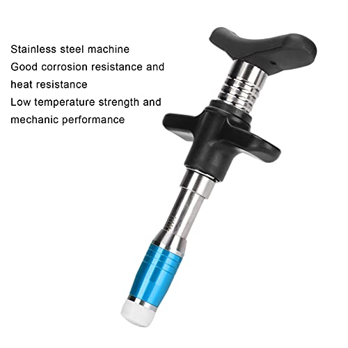 ZJchao Chiropractic Adjustment Tool, 10 Levels Manual Single Head Spinal Massager Hand Back Massage Tool Gun Device Portable Chiropractic Adjustment Tool (Blue)