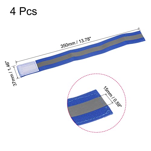 MECCANIXITY Reflective Bands for Arm Wrist Ankle - color: Dark Blue
