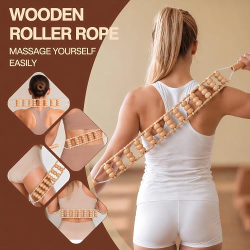 3Pcs Wood Therapy Massage Tools Set for Body Sculpting - color: 3pcs