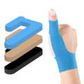 KTQUICK Precut Kinesiology Tape for Thumb Right, 12 PCS, 20% Stronger,Blue - color: Blue, size: RIGHT