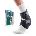 OPPO RA300 Adjustable Ankle Stabilizer Brace with X-Straps, Black, Pack of 1