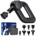 BOB AND BRAD D6 Pro Massage Gun Deep Tissue Percussion with 16mm Amplitude 85lbs Stall Force, FSA Eligible & HSA Approved Professional Muscle Massager for Athletes, Quiet Electric Back Massager - color: Classic Black