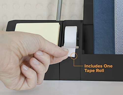 Bostitch Office Konnect Tape Dispenser with Premium Single-sided Tape, Sticks to Desk, Black (KT-TAPE-BLK) - color: Black