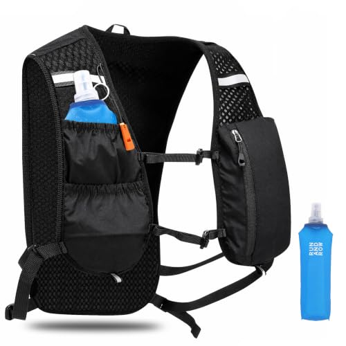 TOMSHOO Running Vest with 500ml Water Bottle for Women Men