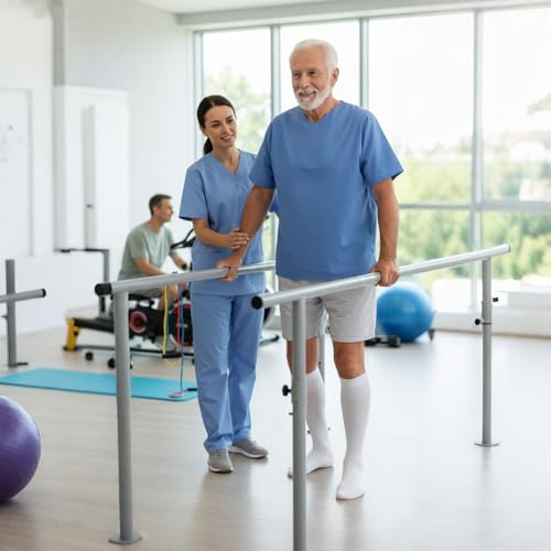 Compression Socks for Women&Men 20-30mmHg Graduated Knee High Stocking - color: 02-5 Pairs White, size: Small-Medium