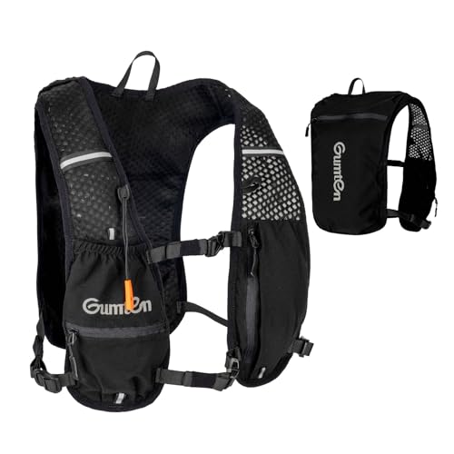 Running Vest for Women Men, Running Hydration Vest with Adjustable Chest Straps for Marathon Jogging Hiking Cycling - size: Black, style: Running Vest