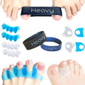 Soxsense 11-Piece Bunion Corrector Kit with Toe Separators & Exercise Bands