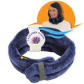 SunnyBay Lavender Hands-Free Heating Pad, Neck and Shoulder, 26x7 inch - color: Midnight Blue