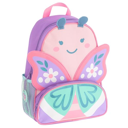 Stephen Joseph Little Sidekick Backpack, Toddler Backpack for Little Kids, Daycare and Preschool, Butterfly - color: Butterfly