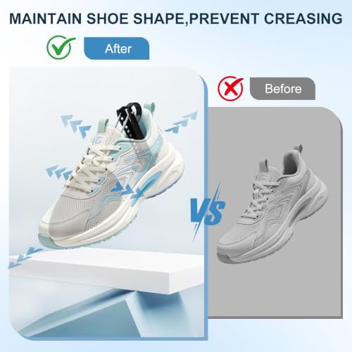VZZNN 16 Pairs Plastic Shoe Stretcher Men, Adjustable Shoe Trees