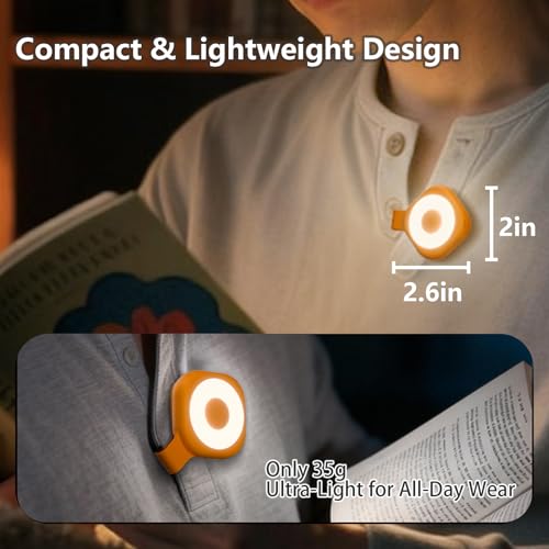 Magnetic Clip Light Rechargeable LED Portable Light with 6 Brightness 3 Color Modes Hands‑Free Silicone Clip On Safety Light for Nurse Night Shift, Walking, Dog Walking, Running, Camping, Emergency - color: Black