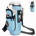 Sports rabbit Universal Water Bottle Holder with Strap & Phone Pocket - color: Blue, size: 40OZ