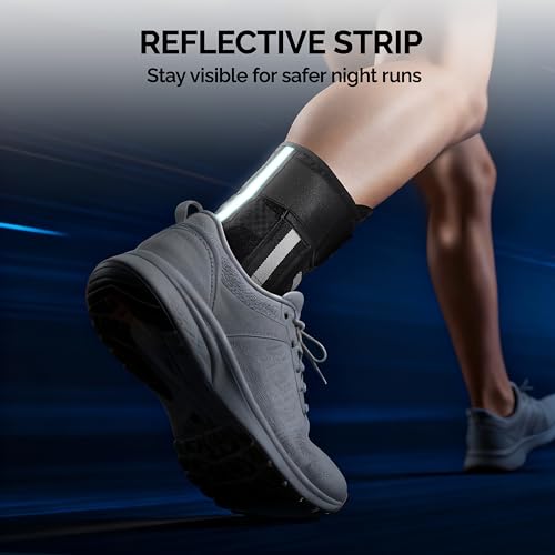 FEATOL Ankle Brace for Sprained Ankle, Lace-Up Support, Small