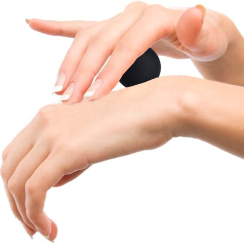3 PCS Foot Hand Deep Tissue Massage Ball for Trigger Point Therapy - color: (1.2"+2"+2.5") Black