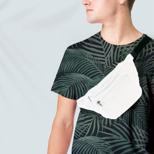 Funny Guy Mugs Clear Transparent Fanny Pack, White - color: Transparent White