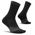 Feetures Elite Light Cushion Mini Crew Sock - color: Charcoal (1 Pair), size: Large