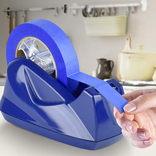 Acrimet Desktop Tape Dispenser Jumbo Size, Non-Skid Base, Plastic Deep Blue - color: Deep Blue