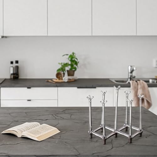 2-Pack Expandable Bottle Drying Rack, White - color: White
