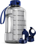 AQUAFIT 1 Gallon Water Bottle with Motivational Quotes - color: Clarity, size: 128 Ounces